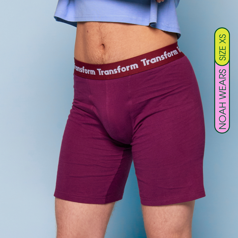 FTM packing boxers with built-in packer - pouch underwear for trans men