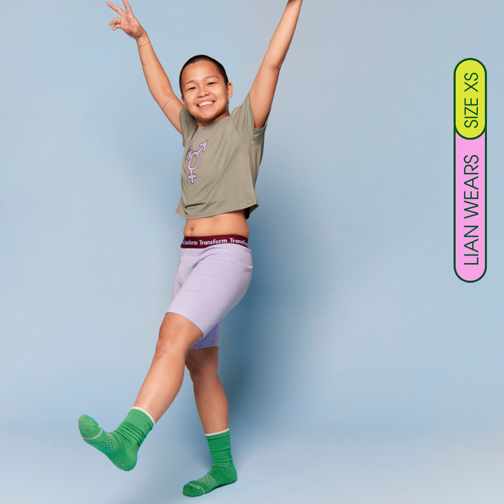 FTM packing boxers with built-in packer - pouch underwear for trans men